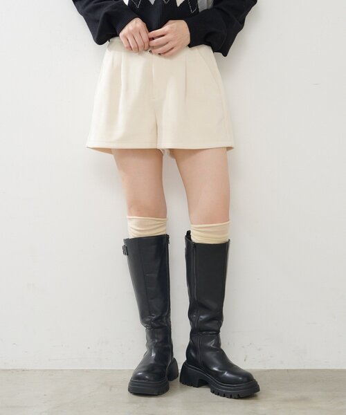 Kastane(カスタネ)の「【新色・新サイズ追加/セットアップ対応】コーデュロイショートパンツ(その他パンツ・レディース・ブラック/ブラウン/アイボリー/ネイビー・FREE/MEDIUM)」の22枚目の写真