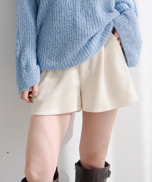 新色・新サイズ追加/セットアップ対応】コーデュロイショートパンツ