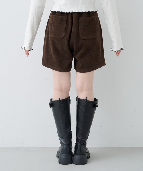 2025AWカタログ/セットアップ対応】コーデュロイショートパンツ