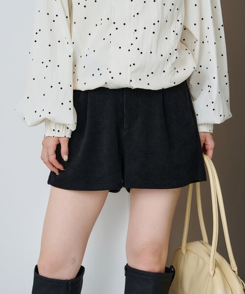 2025AWカタログ/セットアップ対応】コーデュロイショートパンツ