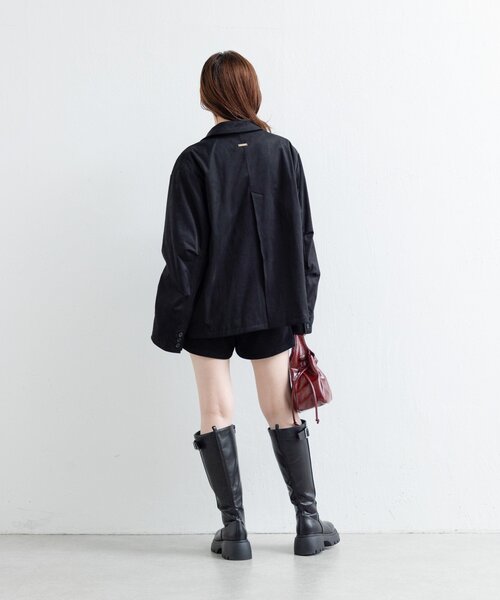 Kastane(カスタネ)の「【新色・新サイズ追加/セットアップ対応】コーデュロイショートパンツ(その他パンツ・レディース・ブラック/ブラウン/アイボリー/ネイビー・FREE/MEDIUM)」の13枚目の写真