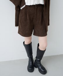 【新色・新サイズ追加/セットアップ対応】コーデュロイショートパンツ