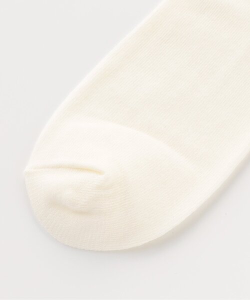 algy（アルジー）の「シアー切替ネームニーハイソックス（ソックス/靴下・キッズ・ブラック/オフホワイト・24/21）」の6枚目の写真