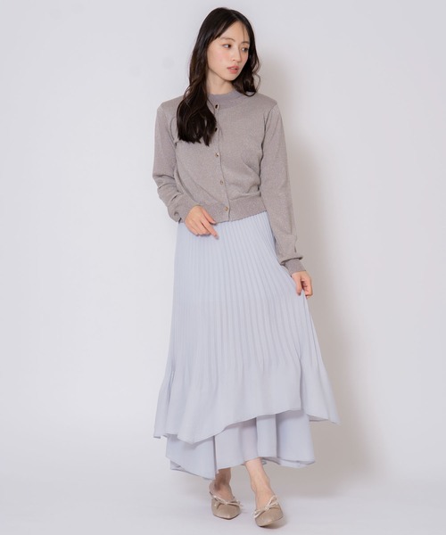 NOELA（ノエラ）の「ラメアンサンブルニット（ニット/セーター・レディース・ベージュ/ブラウン/グレー・フリー）」の7枚目の写真