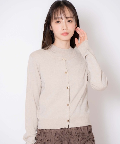 NOELA（ノエラ）の「ラメアンサンブルニット（ニット/セーター・レディース・ベージュ/ブラウン/グレー・フリー）」の10枚目の写真