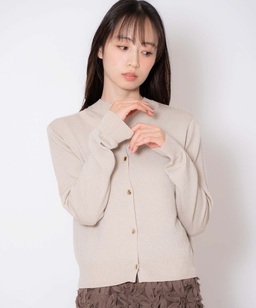 NOELA（ノエラ）の「ラメアンサンブルニット（ニット/セーター・レディース・ベージュ/ブラウン/グレー・フリー）」の11枚目の写真