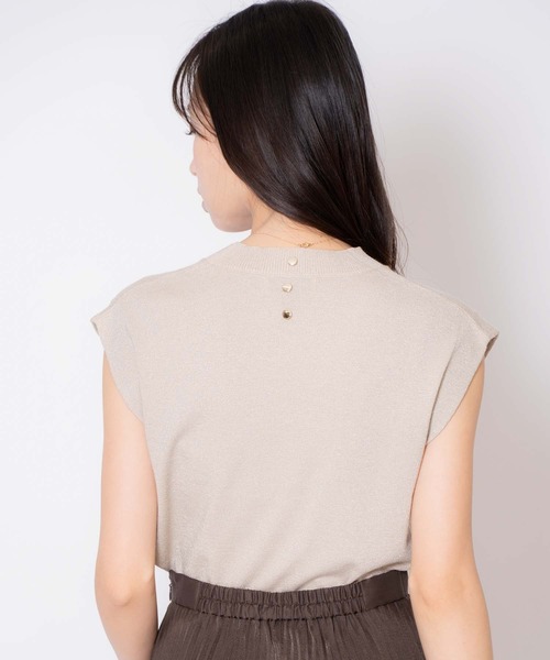 NOELA（ノエラ）の「ラメアンサンブルニット（ニット/セーター・レディース・ベージュ/ブラウン/グレー・フリー）」の14枚目の写真