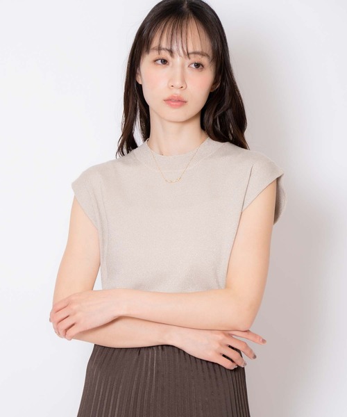 NOELA（ノエラ）の「ラメアンサンブルニット（ニット/セーター・レディース・ベージュ/ブラウン/グレー・フリー）」の15枚目の写真