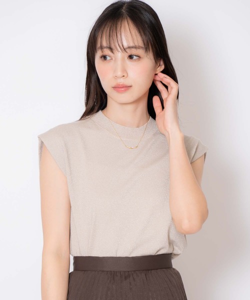 NOELA（ノエラ）の「ラメアンサンブルニット（ニット/セーター・レディース・ベージュ/ブラウン/グレー・フリー）」の16枚目の写真