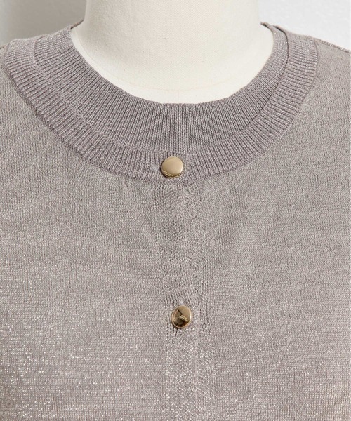 NOELA（ノエラ）の「ラメアンサンブルニット（ニット/セーター・レディース・ベージュ/ブラウン/グレー・フリー）」の22枚目の写真