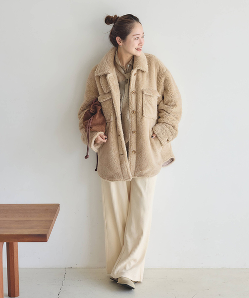 JOURNAL STANDARD ECOPELソフトフリースCPO ベージュ ECOPELソフトフリースCPO（ブルゾン）｜JOURNAL STANDARD（ジャーナル