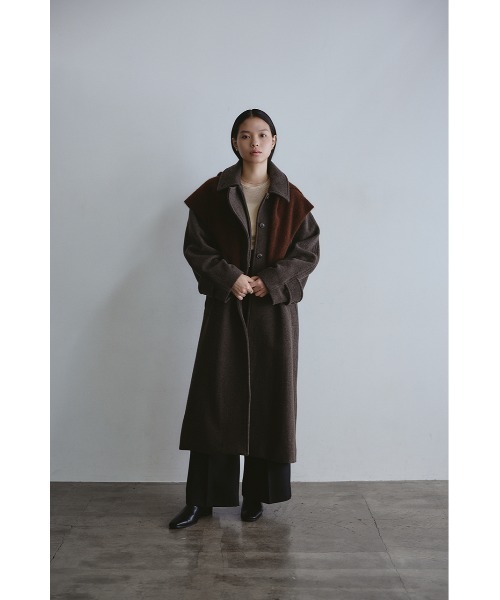 2WAYウールロングコート（その他アウター）｜STYLEMIXER（スタイル