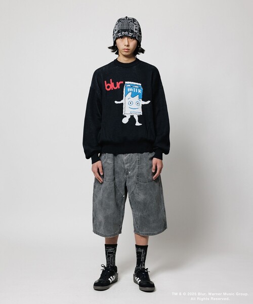 F-LAGSTUF-F（フラグスタフ）の「F-LAGSTUF-F / KNIT SWEATER(xblur