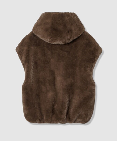 フェイクミンクファーフーディーブルゾン（ブルゾン）｜allureville