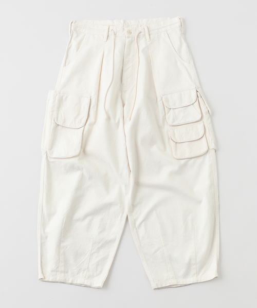 Story mfg.(ストーリーエムエフジー)の「STORY mfg. / ストーリーエムエフジー. FORAGER PANTS(その他パンツ・メンズ・ホワイト系その他/カーキ・MEDIUM/SMALL)」の1枚目の写真