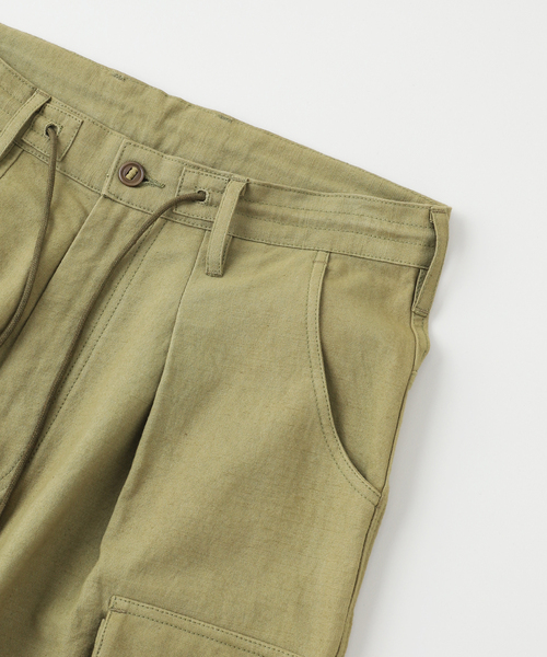 Story mfg.(ストーリーエムエフジー)の「STORY mfg. / ストーリーエムエフジー. FORAGER PANTS(その他パンツ・メンズ・ホワイト系その他/カーキ・MEDIUM/SMALL)」の4枚目の写真