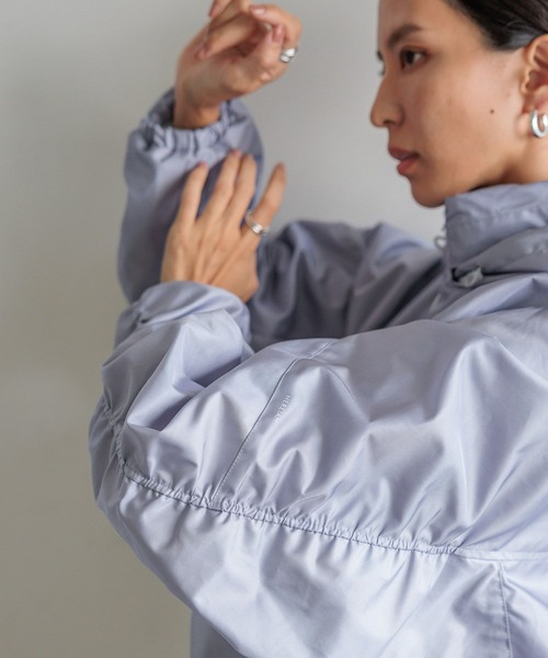 HEREIAM（ヘレイアム）の「【HEREIAM】撥水グロッシーブルゾン（ブルゾン・レディース・ライトブルー/ブラック/ブラウン・FREE）」の18枚目の写真