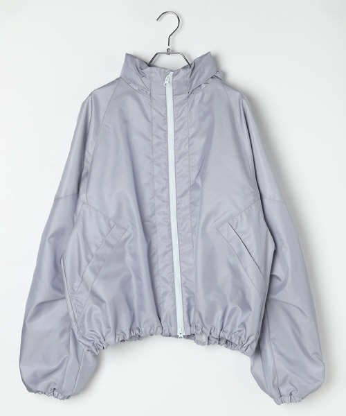 HEREIAM（ヘレイアム）の「【HEREIAM】撥水グロッシーブルゾン（ブルゾン・レディース・ライトブルー/ブラック/ブラウン・FREE）」の11枚目の写真