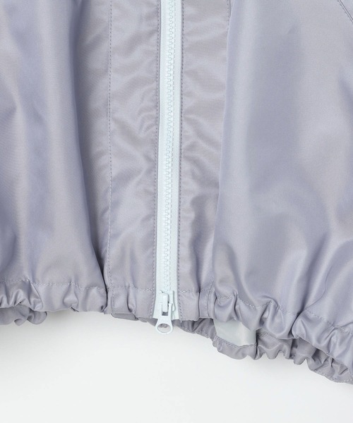 HEREIAM（ヘレイアム）の「【HEREIAM】撥水グロッシーブルゾン（ブルゾン・レディース・ライトブルー/ブラック/ブラウン・FREE）」の4枚目の写真