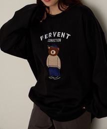 Quash（クアッシュ）の「ベアー サガラ刺繍トレーナー（スウェット）」