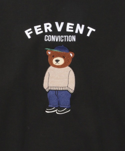 セール】ベアー サガラ刺繍トレーナー（スウェット）｜Quash