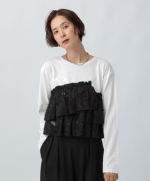 LEPSIM | アソートドッキング長袖プルオーバー2　2572911(Tシャツ/カットソー)