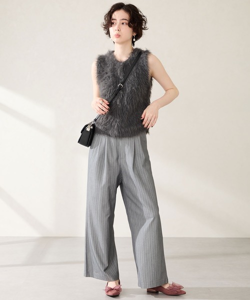 ORiental TRaffic(オリエンタルトラフィック)の「2025秋冬新作キルティングボックスショルダーバッグ/BA-262(ショルダーバッグ・レディース・ブラック/ベージュ・フリ-)」の5枚目の写真