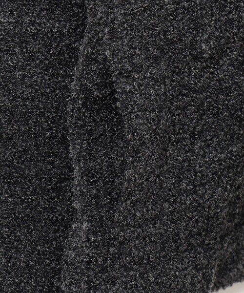 International Gallery BEAMS（インターナショナルギャラリービームス）の「QUATTROCCHI / ウールナイロン カーリーボア ブルゾン（ブルゾン・メンズ・ブラウン系その他4/チャコールグレー・SMALL/MEDIUM/LARGE）」の6枚目の写真