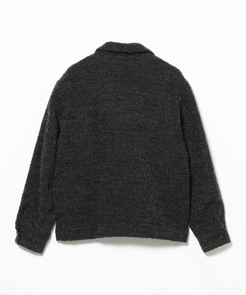 International Gallery BEAMS（インターナショナルギャラリービームス）の「QUATTROCCHI / ウールナイロン カーリーボア ブルゾン（ブルゾン・メンズ・ブラウン系その他4/チャコールグレー・SMALL/MEDIUM/LARGE）」の10枚目の写真