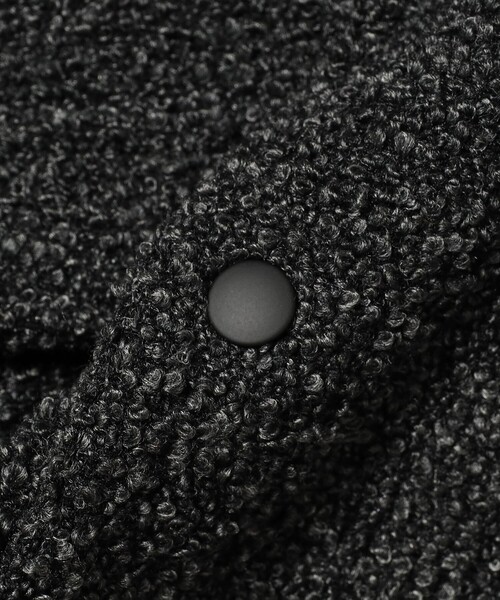 International Gallery BEAMS（インターナショナルギャラリービームス）の「QUATTROCCHI / ウールナイロン カーリーボア ブルゾン（ブルゾン・メンズ・ブラウン系その他4/チャコールグレー・SMALL/MEDIUM/LARGE）」の11枚目の写真