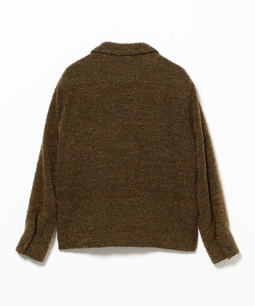 International Gallery BEAMS（インターナショナルギャラリービームス）の「QUATTROCCHI / ウールナイロン カーリーボア ブルゾン（ブルゾン・メンズ・ブラウン系その他4/チャコールグレー・SMALL/MEDIUM/LARGE）」の12枚目の写真