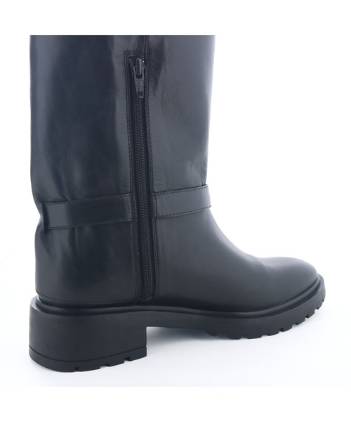 あしながおじさん（アシナガオジサン）の「ベルテッドカバーブーツ　3220051（ブーツ・レディース・ブラック/ブラウン・22.5cm/23cm/23.5cm/24cm/24.5cm）」の17枚目の写真