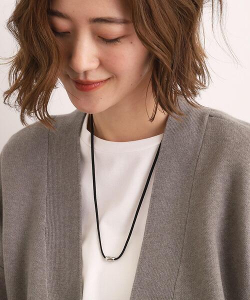 grove(グローブ)の「スウェード調メタルチョーカー(ネックレス・レディース・ブラック/ブラウン系その他・00)」の5枚目の写真