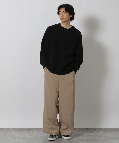 LAKOLE（ラコレ）の「スウェットライクニットプルオーバー / 575774（ニット/セーター・メンズ・ブルー/ブラック/ライトグレー/レッド・MEDIUM/LARGE/X-LARGE）」の5枚目の写真