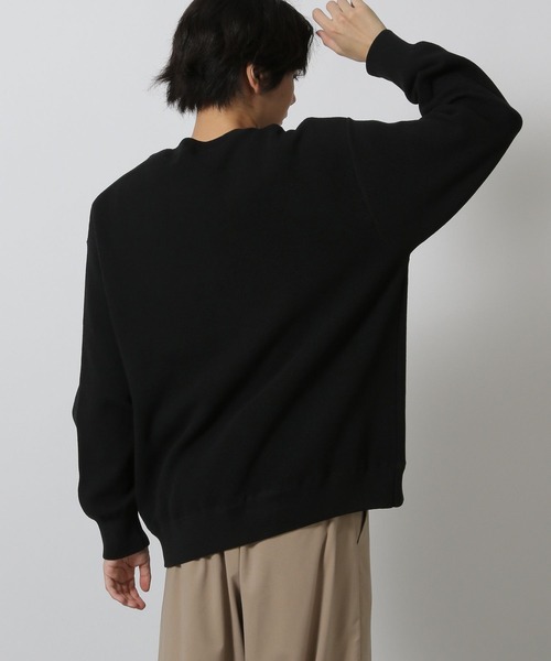 LAKOLE（ラコレ）の「スウェットライクニットプルオーバー / 575774（ニット/セーター・メンズ・ブルー/ブラック/ライトグレー/レッド・MEDIUM/LARGE/X-LARGE）」の6枚目の写真