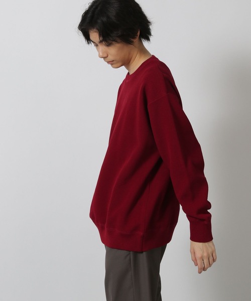 LAKOLE（ラコレ）の「スウェットライクニットプルオーバー / 575774（ニット/セーター・メンズ・ブルー/ブラック/ライトグレー/レッド・MEDIUM/LARGE/X-LARGE）」の11枚目の写真