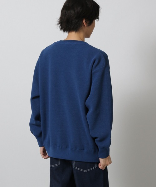 LAKOLE（ラコレ）の「スウェットライクニットプルオーバー / 575774（ニット/セーター・メンズ・ブルー/ブラック/ライトグレー/レッド・MEDIUM/LARGE/X-LARGE）」の13枚目の写真