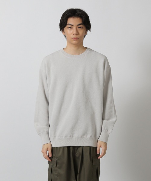 LAKOLE（ラコレ）の「スウェットライクニットプルオーバー / 575774（ニット/セーター・メンズ・ブルー/ブラック/ライトグレー/レッド・MEDIUM/LARGE/X-LARGE）」の14枚目の写真