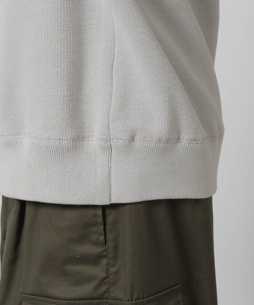 LAKOLE（ラコレ）の「スウェットライクニットプルオーバー / 575774（ニット/セーター・メンズ・ブルー/ブラック/ライトグレー/レッド・MEDIUM/LARGE/X-LARGE）」の20枚目の写真