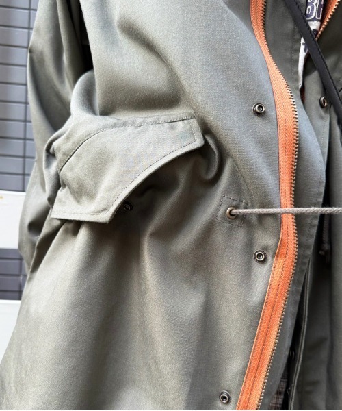 DOUBLE NAME（ダブルネーム）の「M-65 フィッシュテールライナー付きミリタリーコート（その他アウター・レディース・カーキ/ブラック・FREE）」の14枚目の写真
