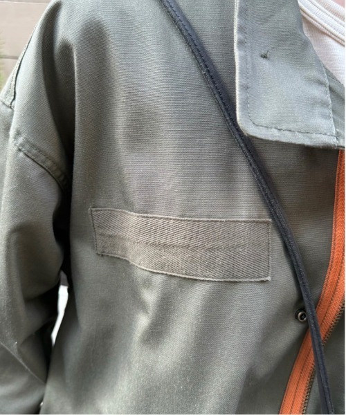 DOUBLE NAME（ダブルネーム）の「M-65 フィッシュテールライナー付きミリタリーコート（その他アウター・レディース・カーキ/ブラック・FREE）」の21枚目の写真