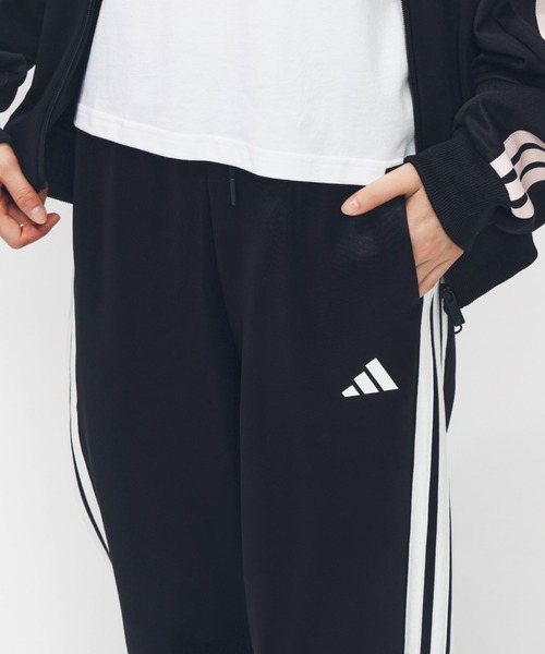adidas（アディダス）の「アディダス adidas スタジアム スリーストライプス トラックパンツ（その他パンツ・レディース・ブラック/グレー・S/M/L/XL）」の15枚目の写真