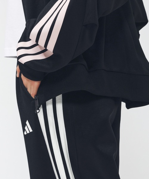 adidas（アディダス）の「アディダス adidas スタジアム スリーストライプス トラックパンツ（その他パンツ・レディース・ブラック/グレー・S/M/L/XL）」の16枚目の写真