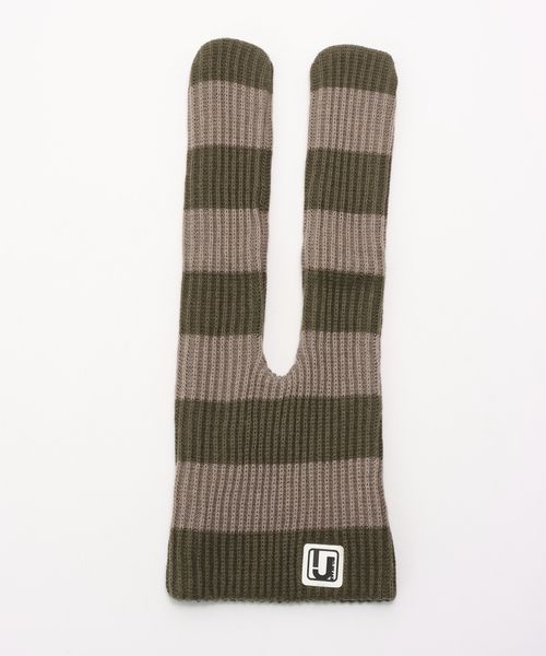 JOINT WORKS（ジョイントワークス）の「irojikake/イロジカケ TWO FINGERS CAP（ニットキャップ/ビーニー・レディース・カーキ/ボルドー・FREE）」の10枚目の写真