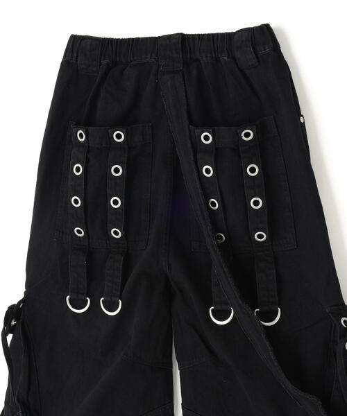 Chica（チカ）の「Chica/チカ/damage denim（デニムパンツ・レディース・グレー/ブラック・F）」の11枚目の写真