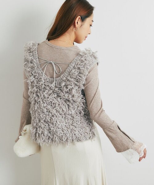 デイジーリンフォクシー カーディガン ボレロ 長袖 ショート フェイク  