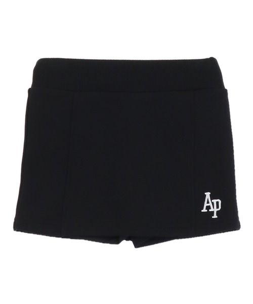 ANAP kids(アナップキッズ)の「カレッジ トップス × スカート スウェット SET【ジュニアお揃い】(スウェット・キッズ・ラベンダー/ブラック/ライトグレー・130/120/110)」の7枚目の写真