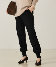 qualite（カリテ）の「裏毛ポンチジョグパンツ/秋服/冬服/スウェットパンツ/ジョガーパンツ（スウェットパンツ）」