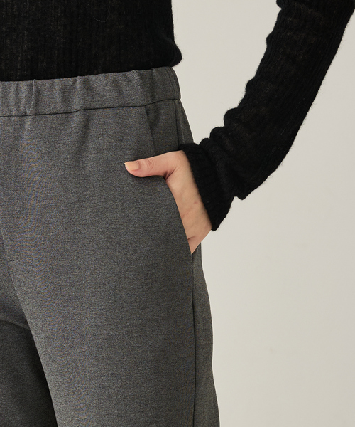 qualite（カリテ）の「裏毛ポンチジョグパンツ/秋服/冬服/スウェットパンツ/ジョガーパンツ（スウェットパンツ・レディース・ブラック/グレー・36/38）」の13枚目の写真