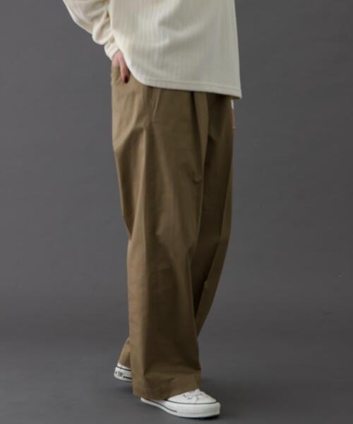 URBAN RESEARCH DOORS（アーバンリサーチドアーズ）の「FORK&SPOON　イージーチノパンツ（その他パンツ・レディース・ベージュ/ブラック・1/2）」の16枚目の写真